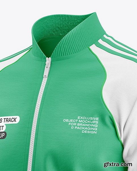 YellowImages - Men\'s Long Sleeve Track Jacket Mockup - Half Side View - 120884
