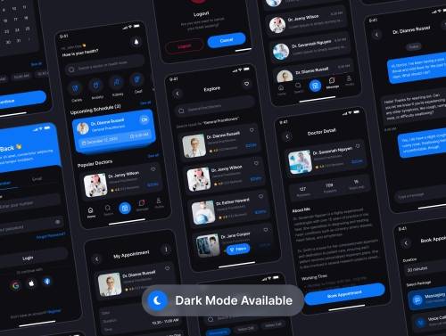 'Imedic - Health & Medical App UI Kit'