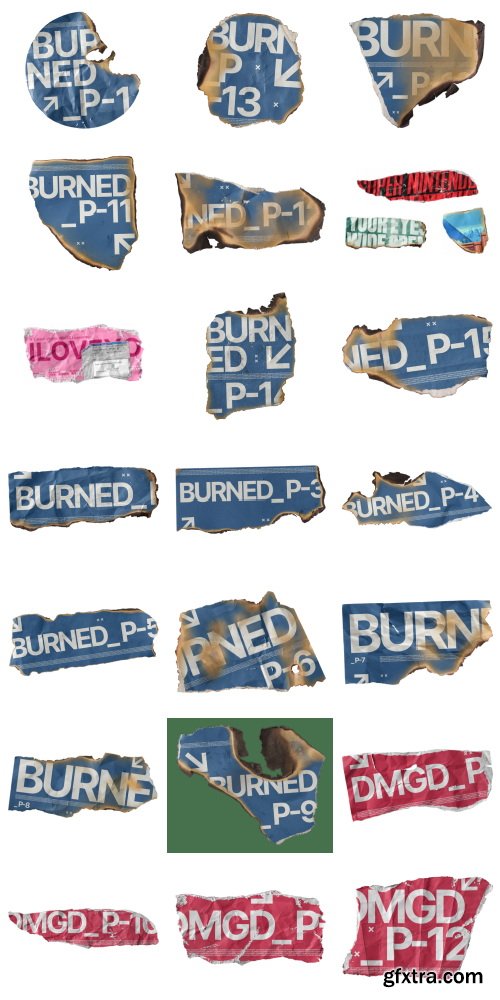 Martyr - Torn Paper III Mockup Pack