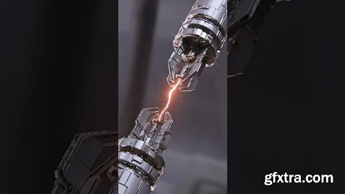 Blenderguppy - Electric Arc Geonode Effect