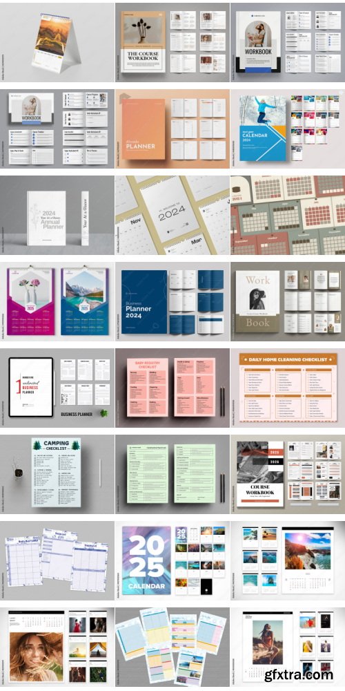 Calendars Planners Collections #1 100xIND