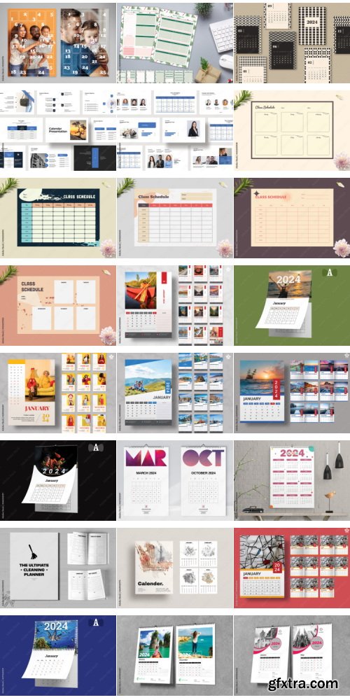 Calendars Planners Collections #1 100xIND