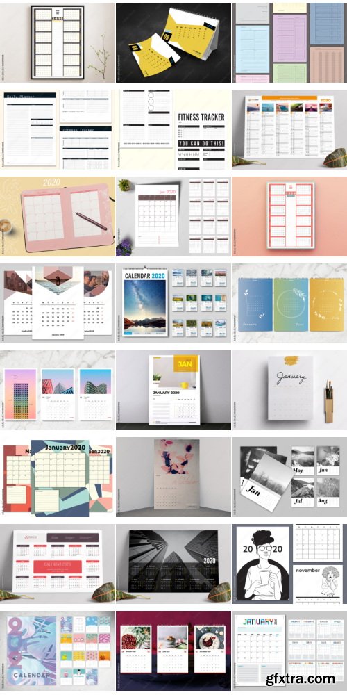 Calendars Planners Collections #1 100xIND