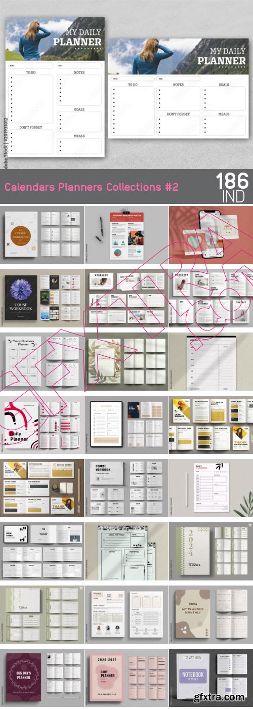 Calendars Planners Collections #2 186xIND
