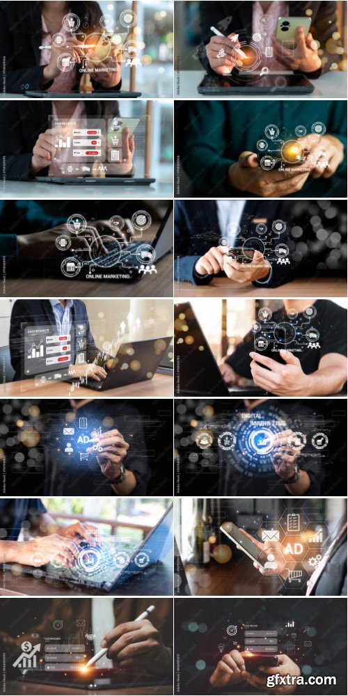 Digital Marketing Commerce Online Sale Concept #1 42xJPG