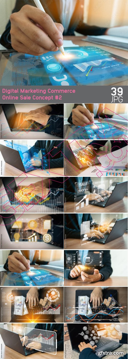 Digital Marketing Commerce Online Sale Concept #2 39xJPG