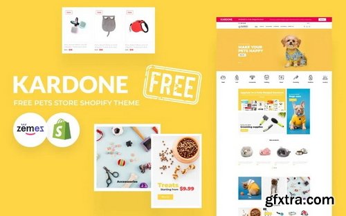 Kardone Free Pets Store Theme Shopify Template Shopify Theme