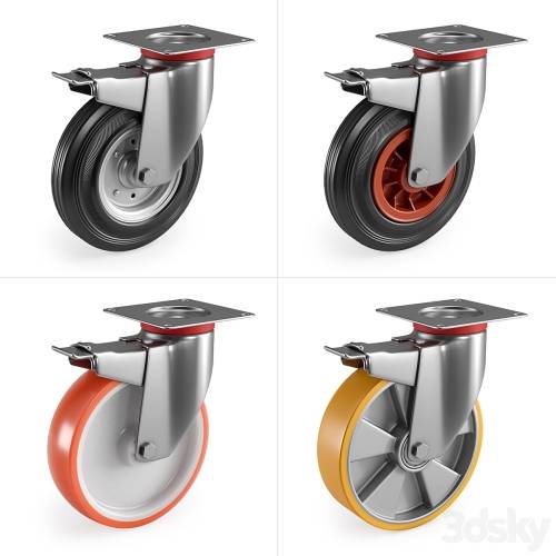 '3dsky Pro - Casters Set 1'