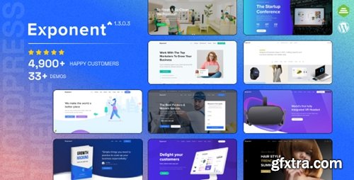 ThemeForest - Exponent - Modern Multi-Purpose Business WordPress theme 23211123 v1.3.0.6