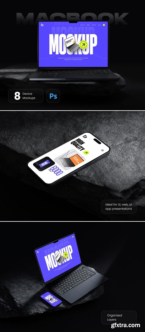 Sleek Apple Device Mockup Bundle
