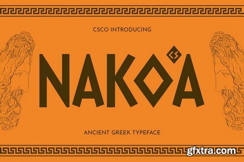 CreativeMarket - CS Nakoa – Ancient Greek Font