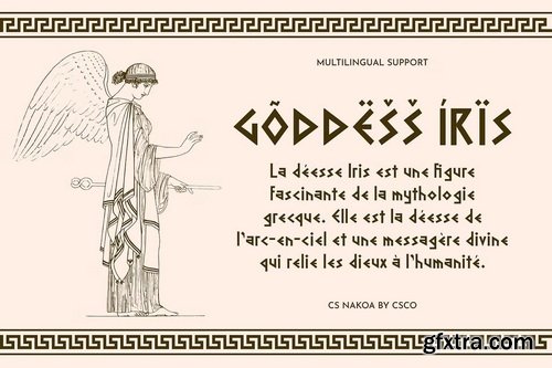 CreativeMarket - CS Nakoa – Ancient Greek Font