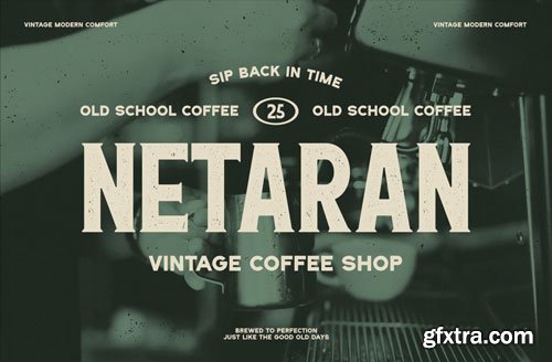 Rebun Fuaneri - Decorative Retro Display Font