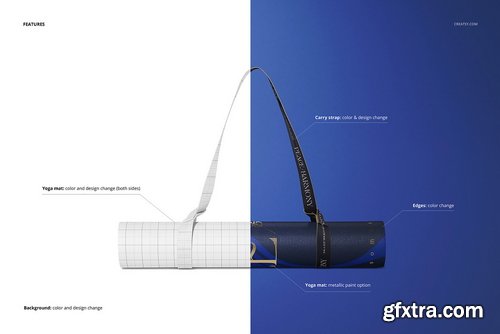 Creativemarket - Yoga Mat Mockup Set v.1 - 6837900