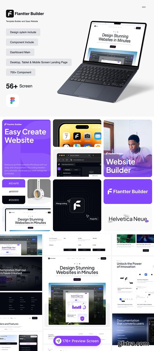 Flunter Builder - Website Builder