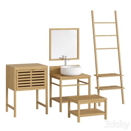 '3dsky Pro - Haumea La redoute Bathroom furniture set # 01'