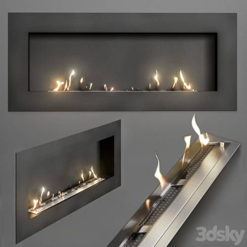 '3dsky Pro - Bio fireplace Zefire'