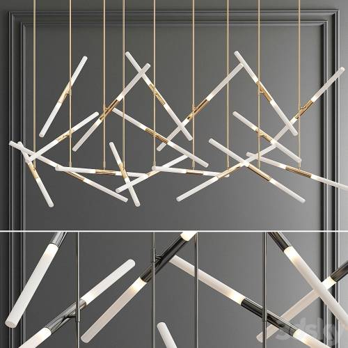 '3dsky Pro - Multi LED Tube Pendant Big'