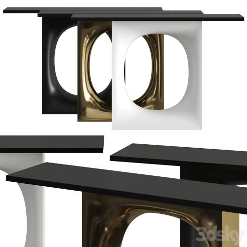 '3dsky Pro - Kristalia Holo Console Tables'