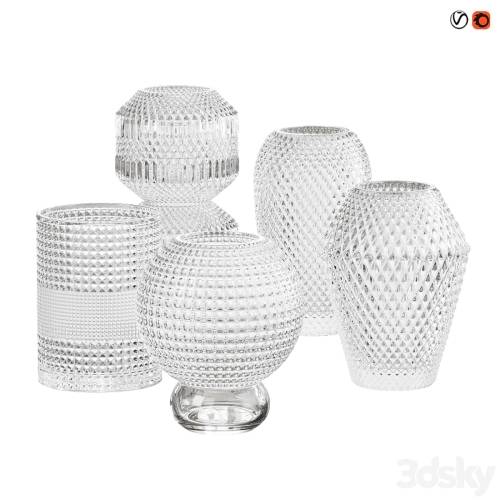 '3dsky Pro - Glass vases Specktrum'