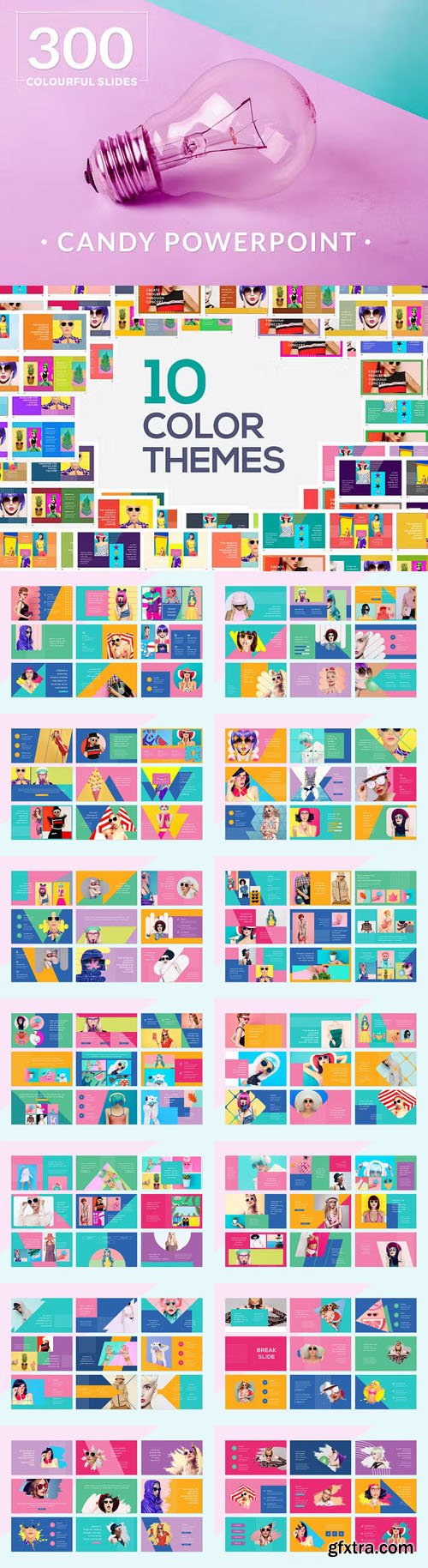 Candy Powerpoint Presentation Template