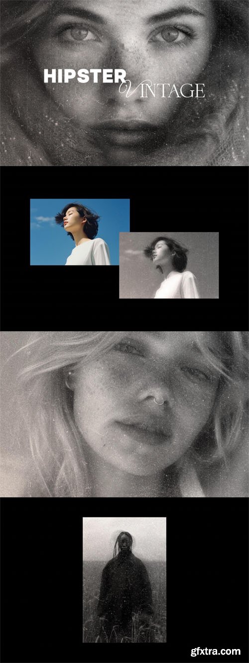 Retro Blurred Photo Effect for Photoshop