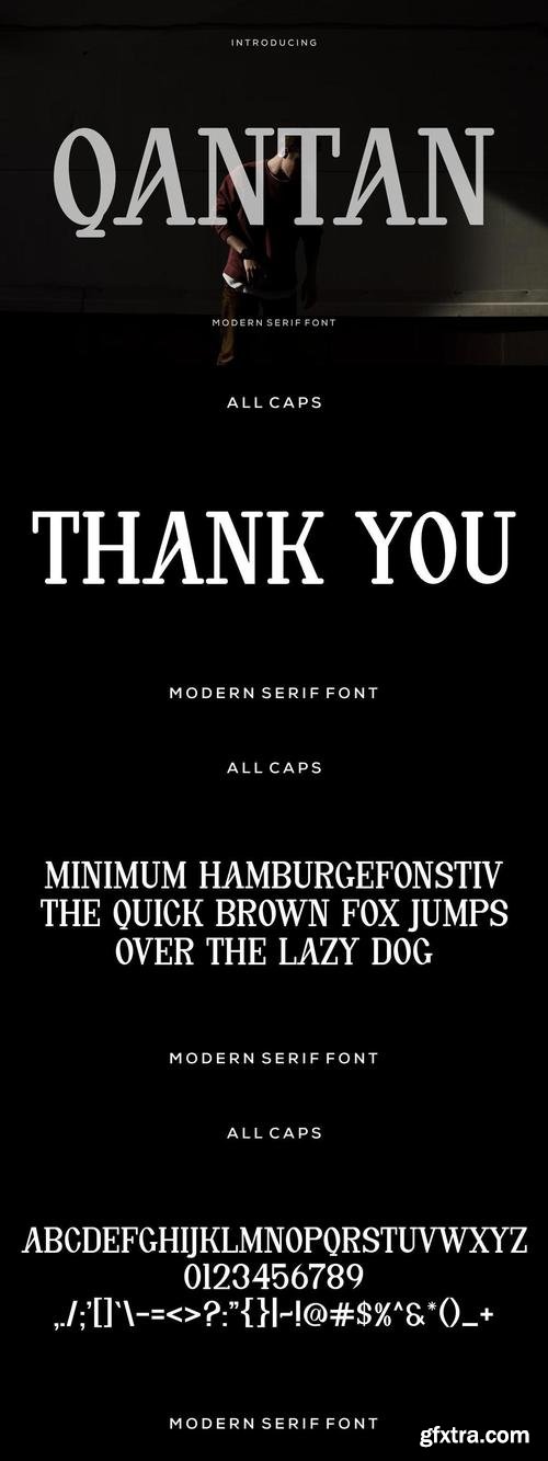 Qantan - Modern Serif Font