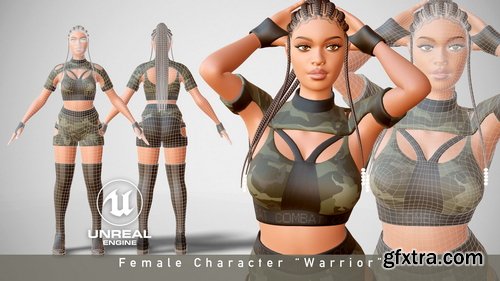 Cgtrader - Female Warrior