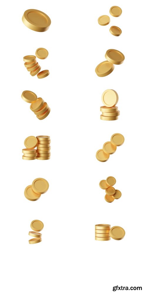 Iconscout - Coin Ver. 02 3D Icon Pack