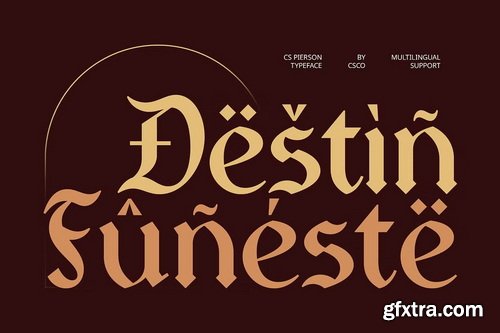 CreativeMarket - CS Pierson – Gothic Font