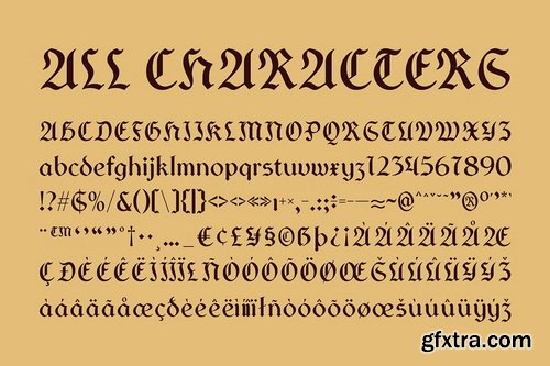 CreativeMarket - CS Pierson – Gothic Font