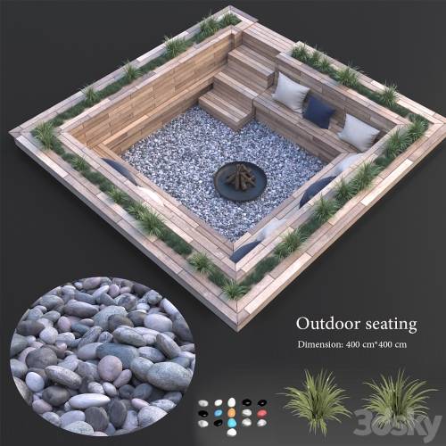 '3dsky Pro - Outdoor seating'