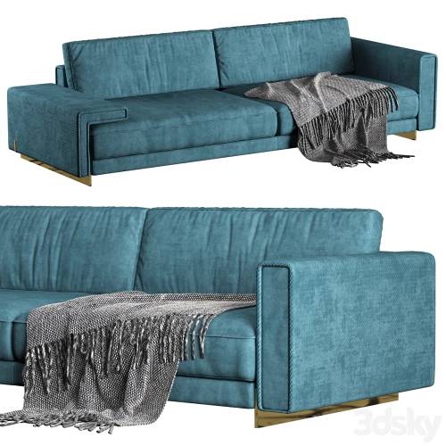 '3dsky Pro - Ulivi Salotti HECTOR BLUE Sofa'