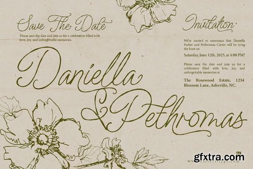 CreativeMarket - UT Nikahan Script - A Wedding Font