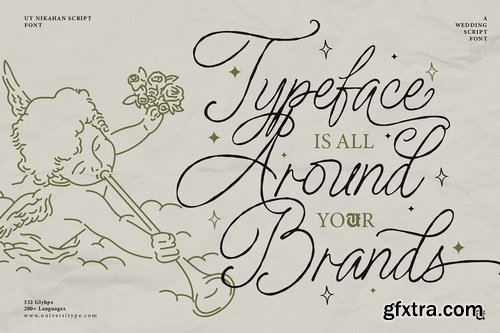 CreativeMarket - UT Nikahan Script - A Wedding Font