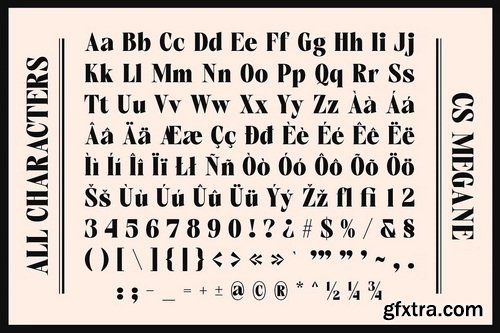 CreativeMarket - CS Megane – Bold Font