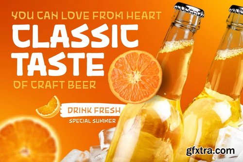 CreativeMarket - Muser Drink - Display Font