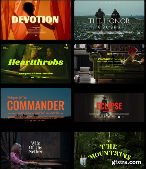 Pixflow - Cinematic Movie Title Templates Pixflow - Cinematic Movie Title Templates