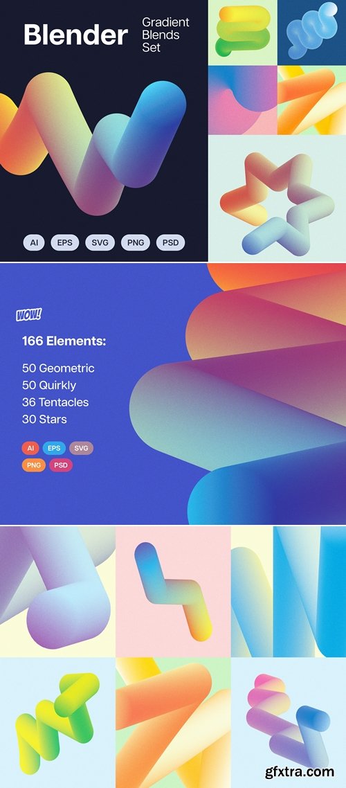 Blender: Gradient Blends Collection