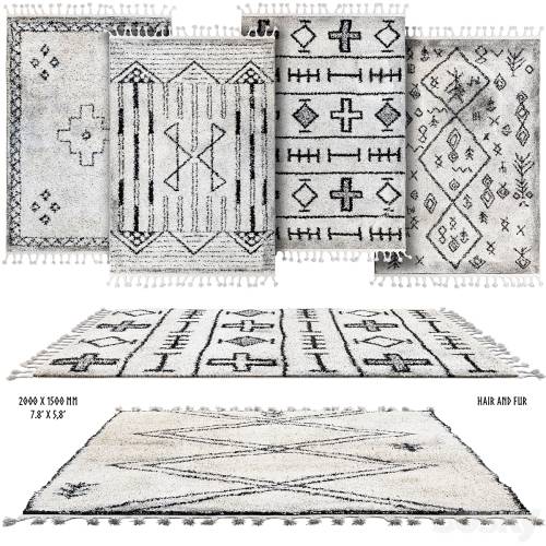 '3dsky Pro - Scandinavian rugs set'