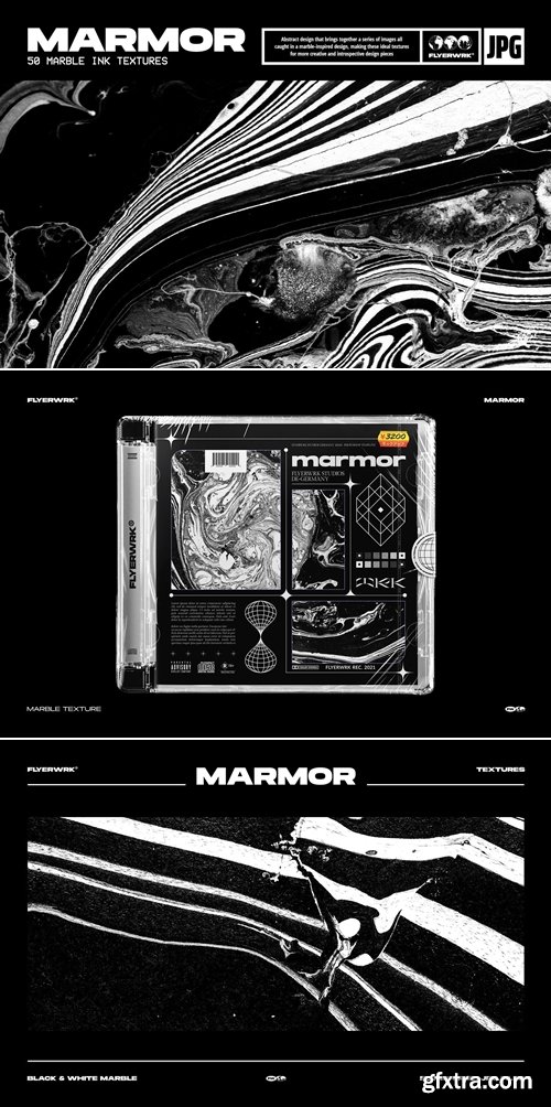 FLYRWRK - Marmor 50 Marble Ink Textures