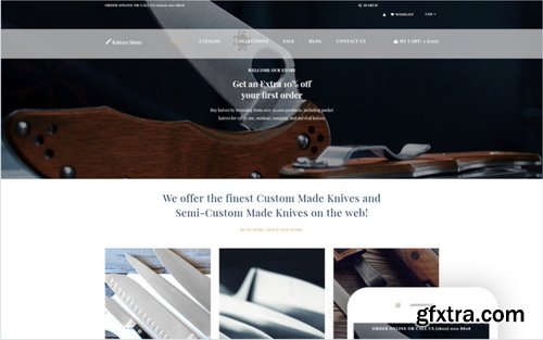 Knives store - Free Weapons Store Clean Shopify Theme