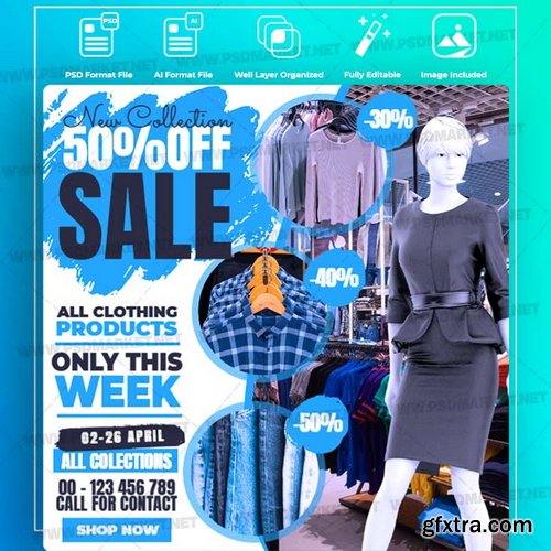 Psdmarket - Grand Sale Templates in PSD & Vector