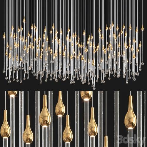 '3dsky Pro - Glockiny tear drop chandelier'