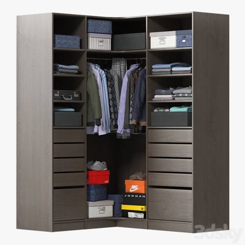 '3dsky Pro - Wardrobe with Clothes'