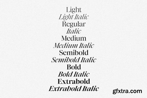 CreativeMarket - Ethic Serif 6-Weight Classy Family