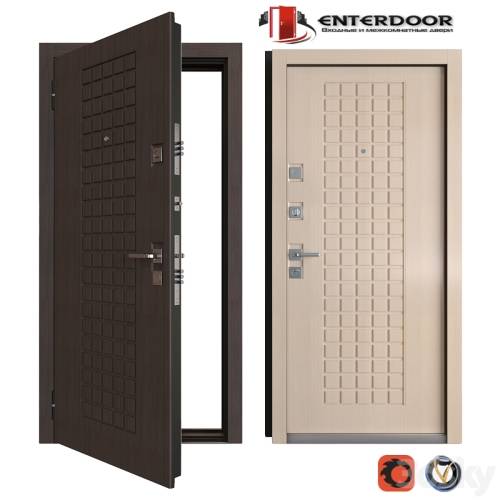 '3dsky Pro - Entrance metal door EnterDoor Kardinal'