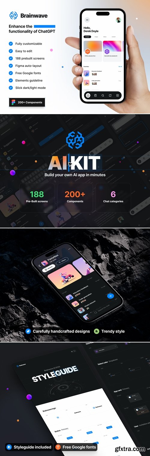 Brainwave - AI iOS UI Kit