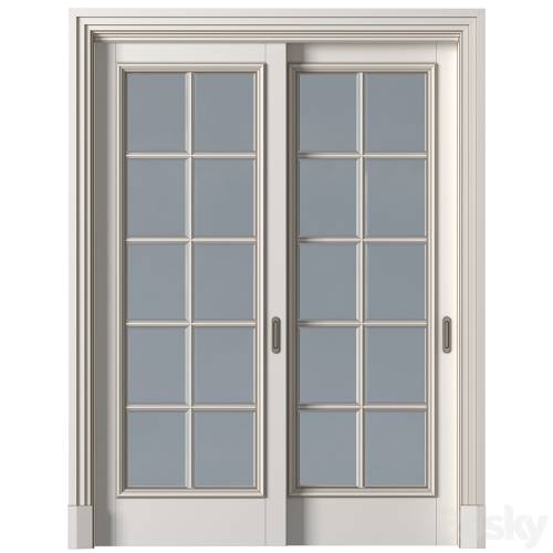 '3dsky Pro - Sliding wardrobe doors in classic style. French Art Deco Sliding Folding Modern Doors Glass'