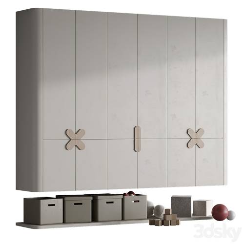 '3dsky Pro - Children wardrobe 001'